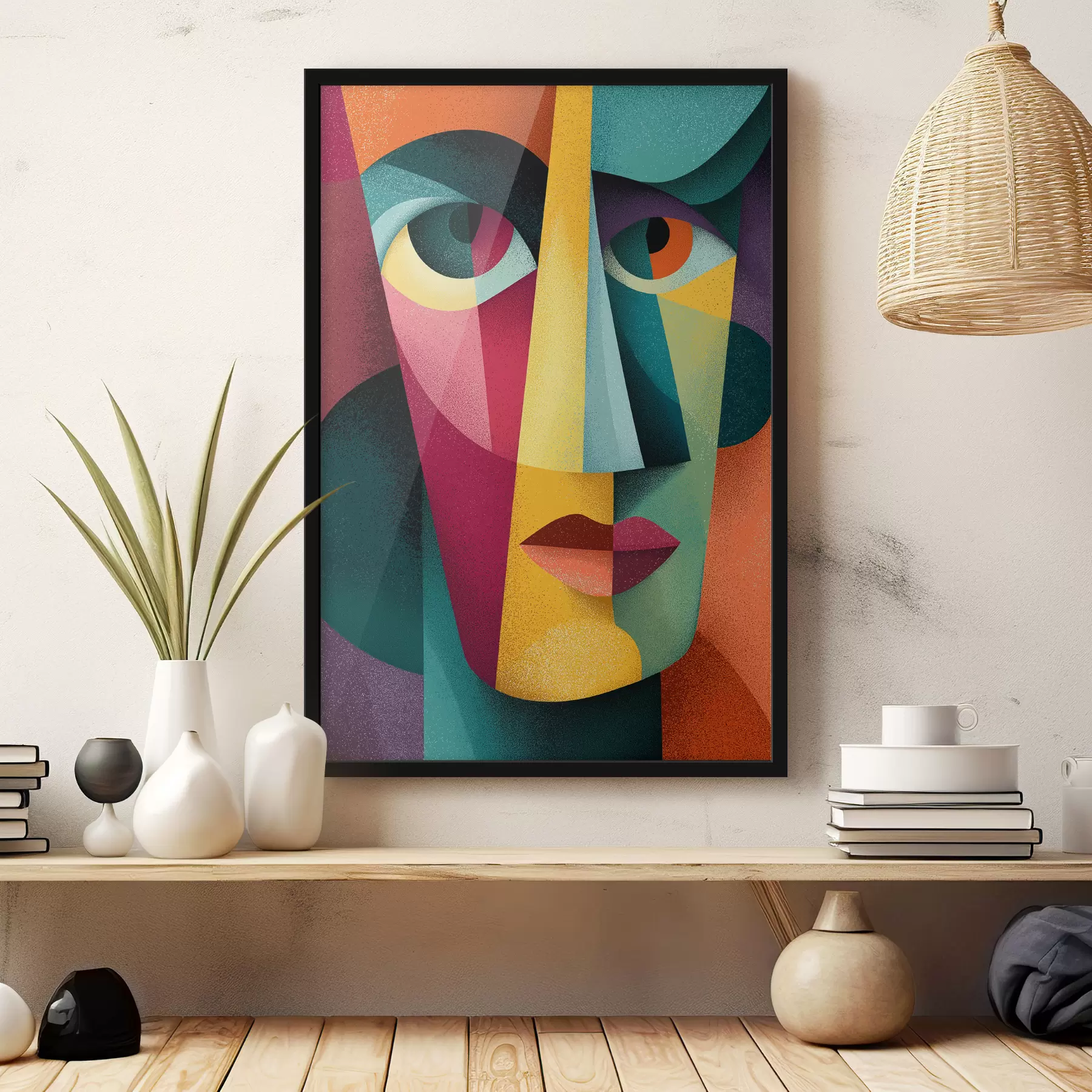 Fototapeta Twarz geometryczna f49831