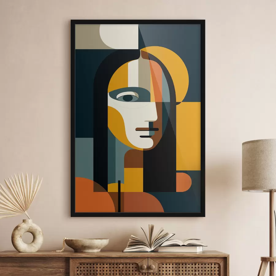 Fototapeta Portret geometryczny f49835