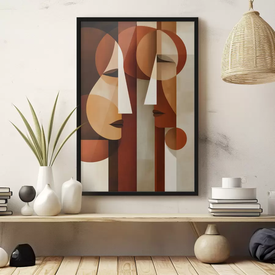 Fototapeta Abstrakcyjne twarze f49808
