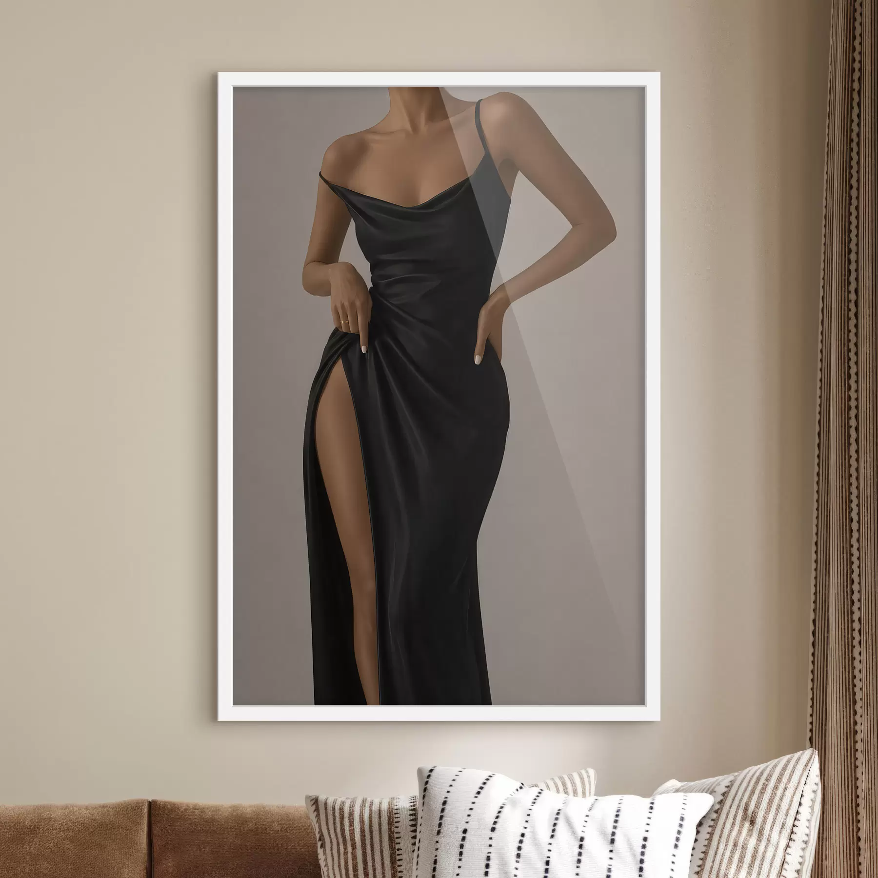 Fototapeta Czarna sukienka f49822