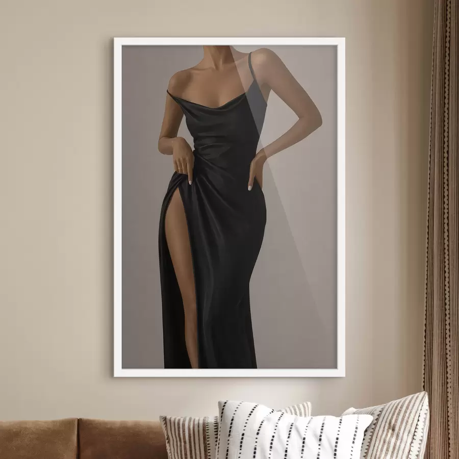 Fototapeta Czarna sukienka f49822