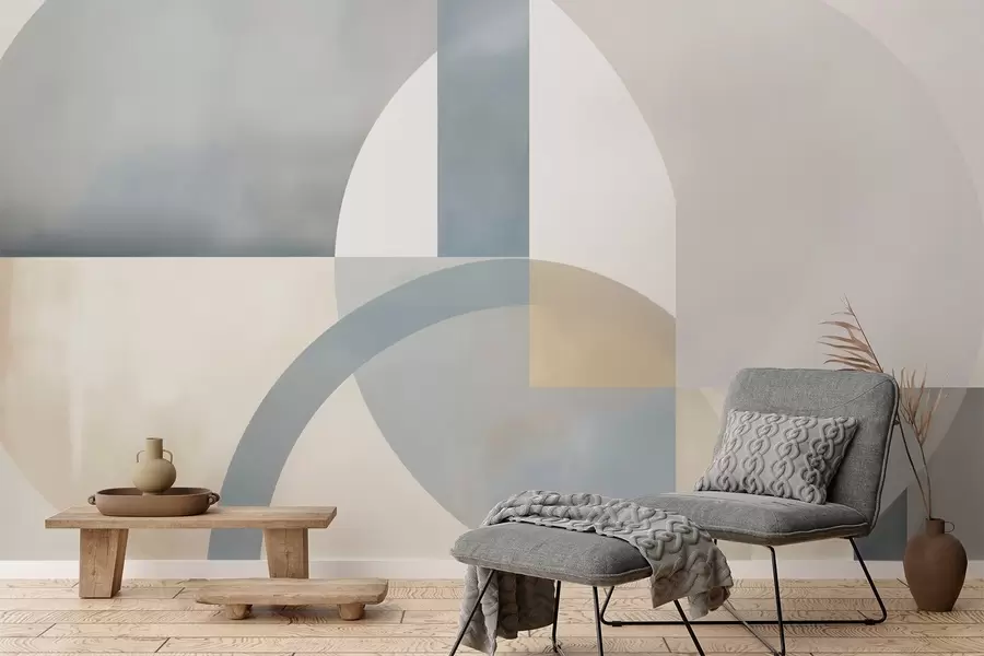 Fototapeta Abstrakcja geometryczna z imitacją faktury w05778
