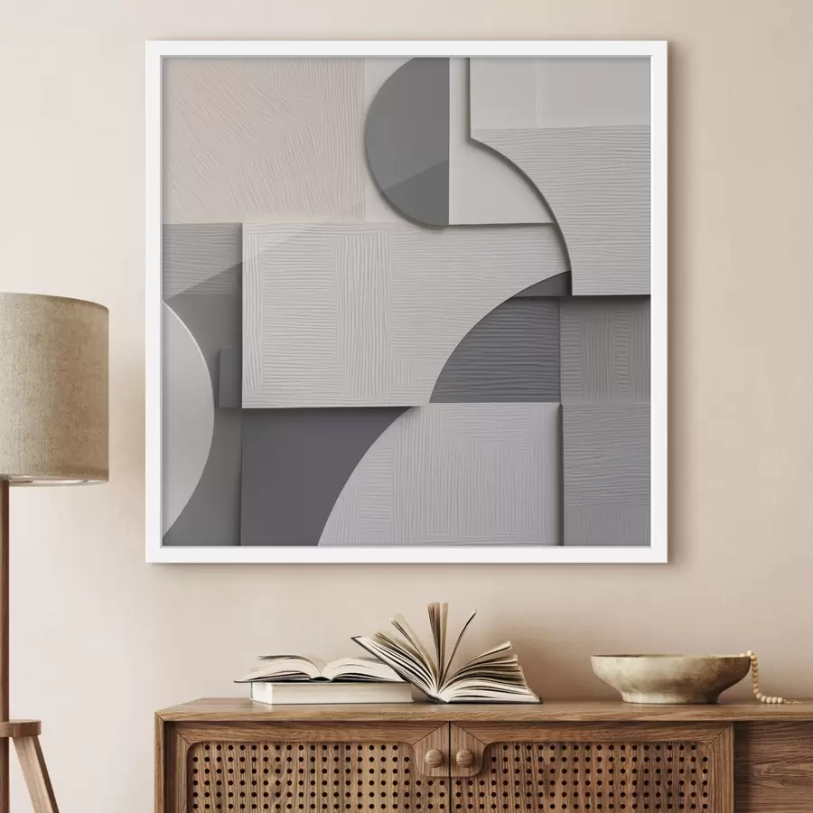 Fototapeta Abstrakcja geometryczna, płaska ilustracja f49906