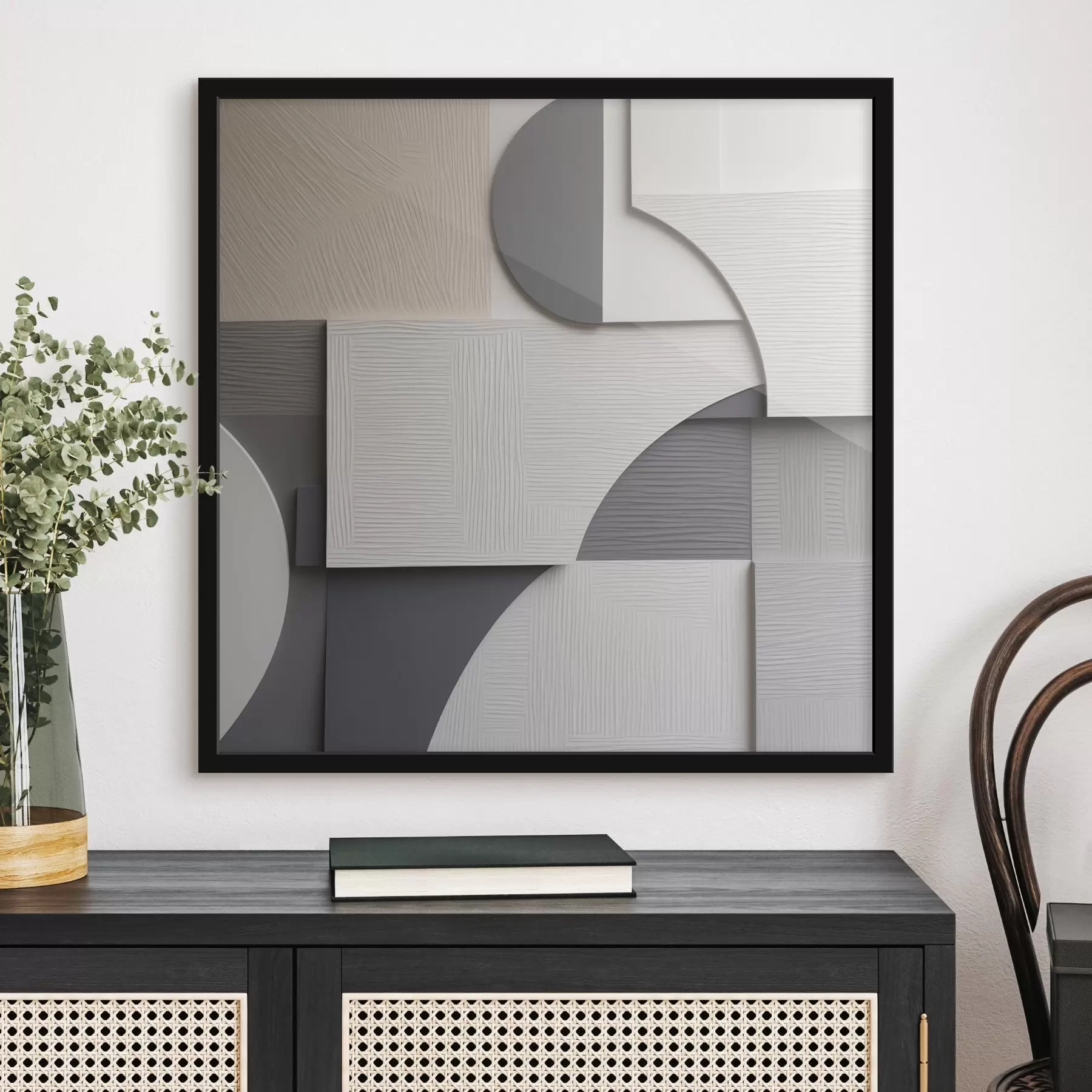 Fototapeta Abstrakcja geometryczna, płaska ilustracja f49906