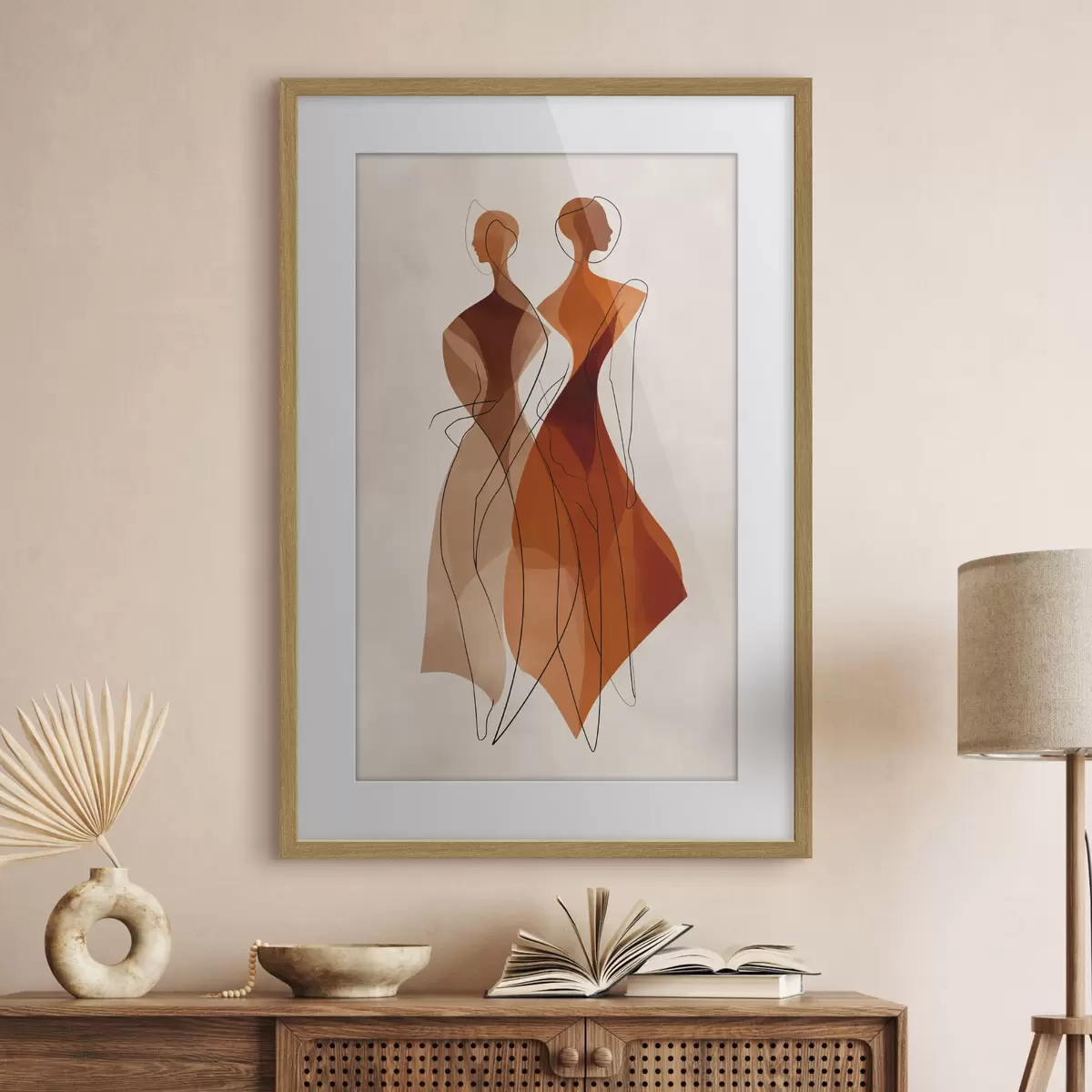 Plakat Abstrakcyjne sylwetki f49922