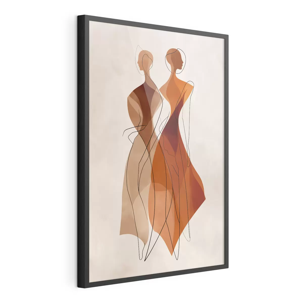 Plakat Abstrakcyjne sylwetki f49922