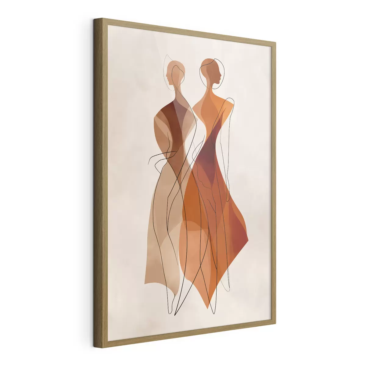 Plakat Abstrakcyjne sylwetki f49922