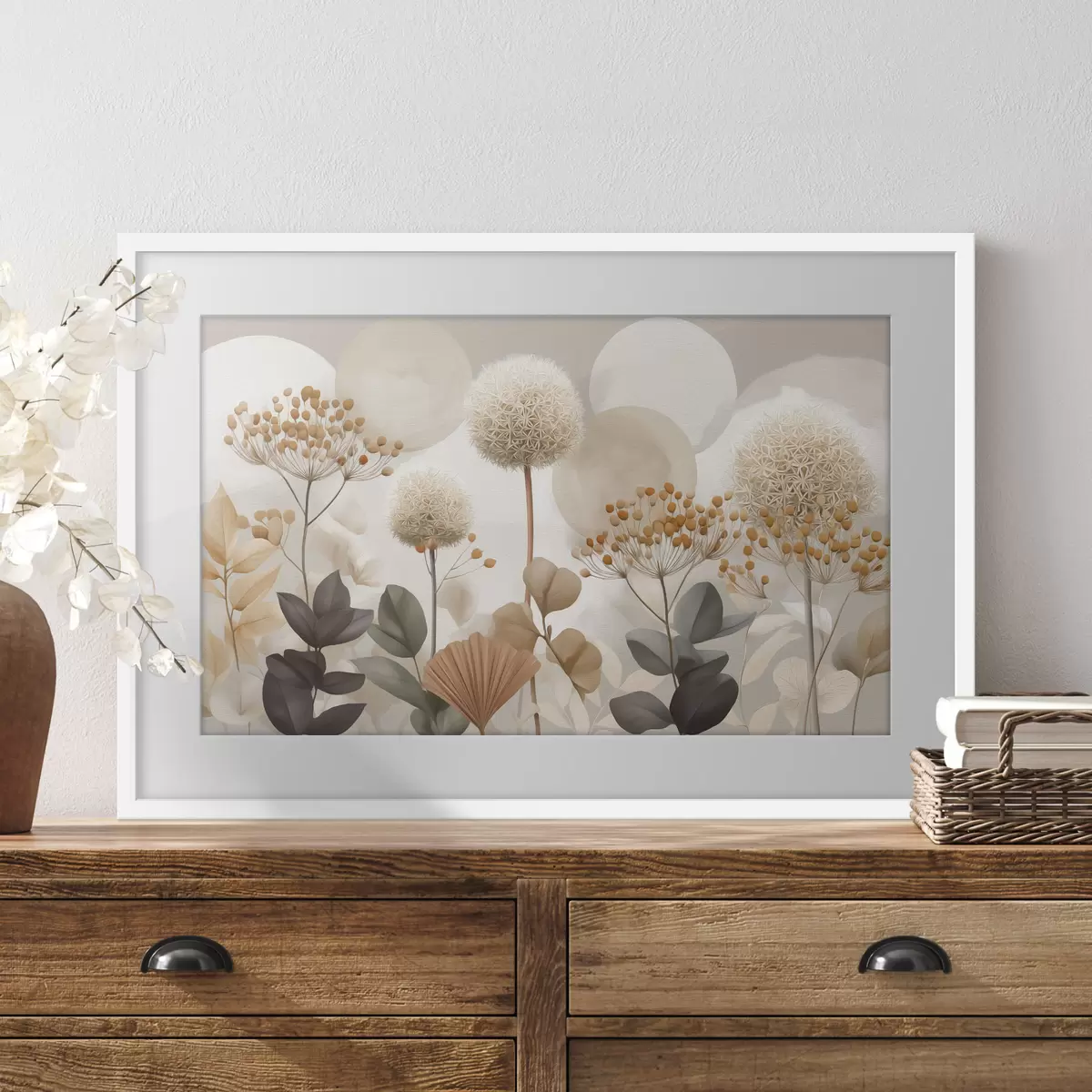 Plakat Łąkowe pompony f49928