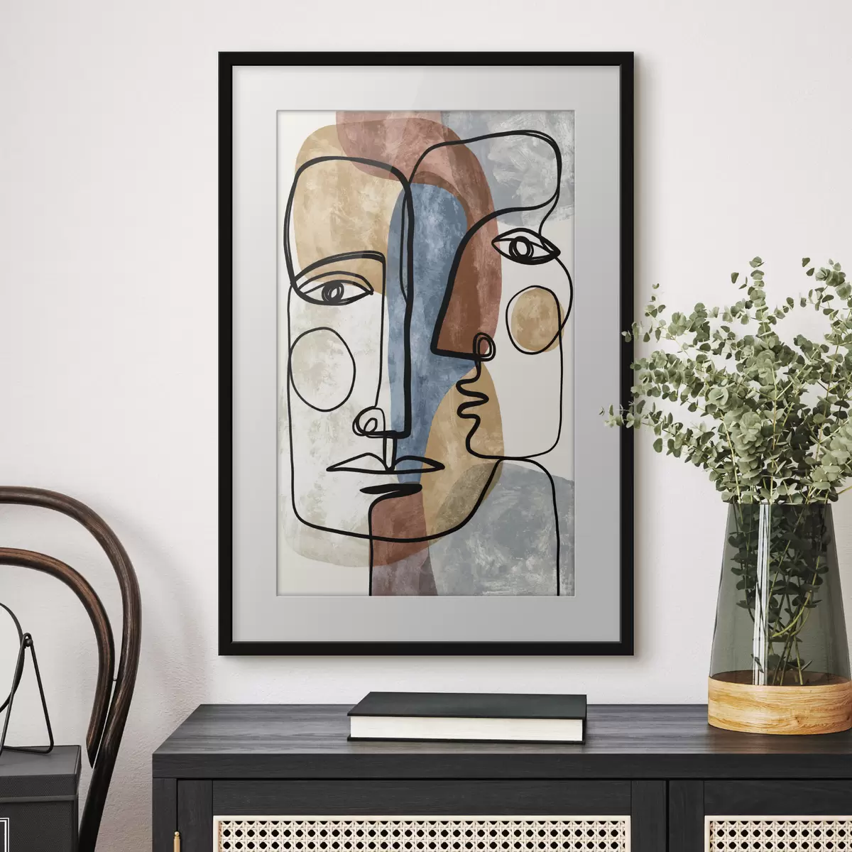 Plakat Abstrakcyjne twarze f49758