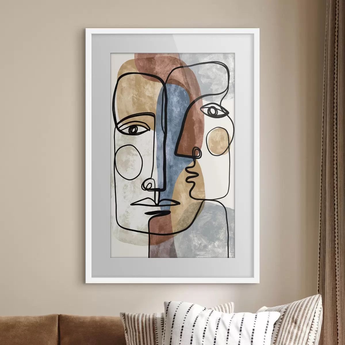 Plakat Abstrakcyjne twarze f49758