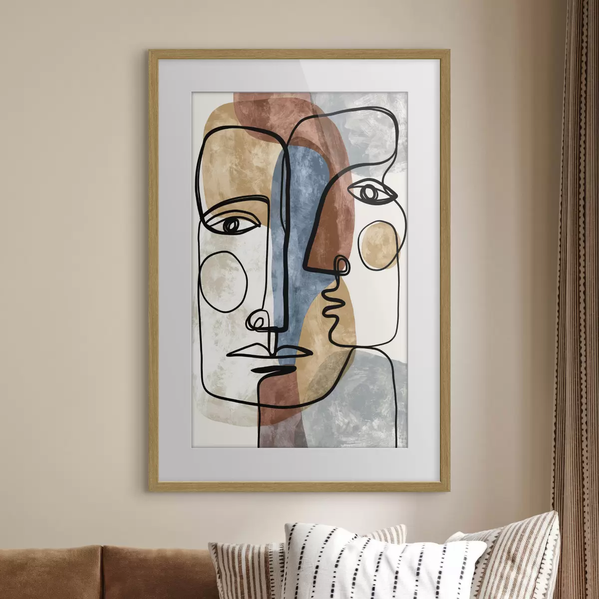 Plakat Abstrakcyjne twarze f49758