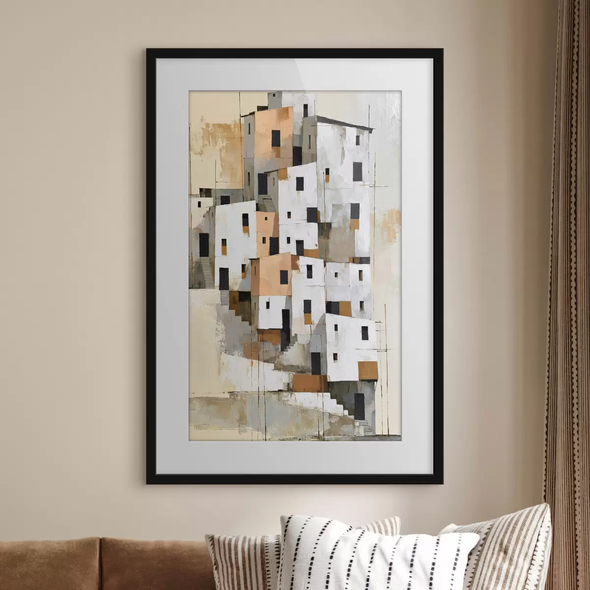 Plakat Domy abstrakcyjne f49760