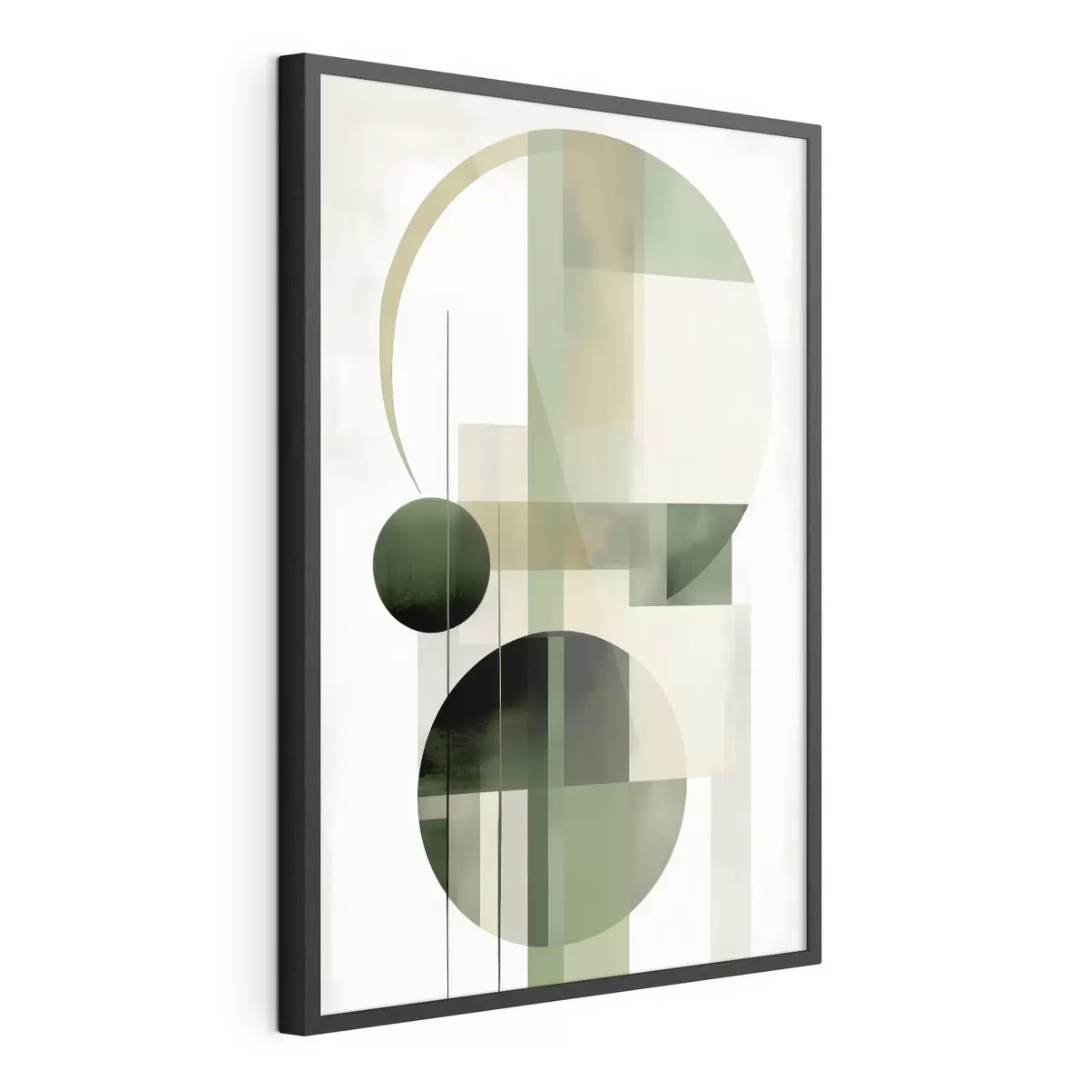 Plakat Abstrakcja z okręgami f49853