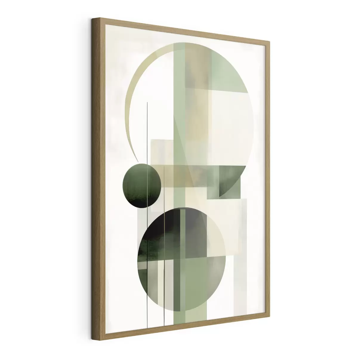 Plakat Abstrakcja z okręgami f49853