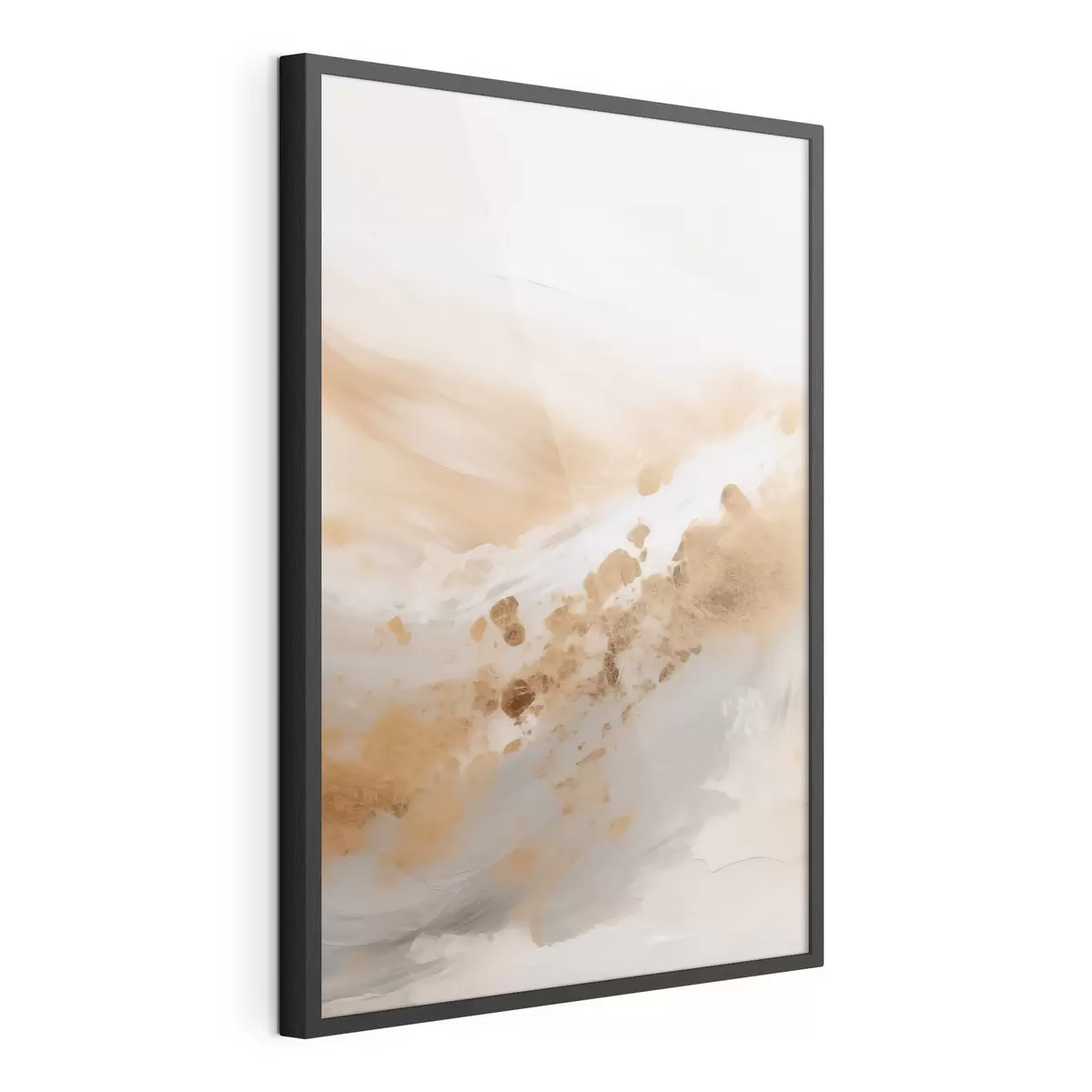 Plakat Abstrakcja w odcieniach beżu f49988