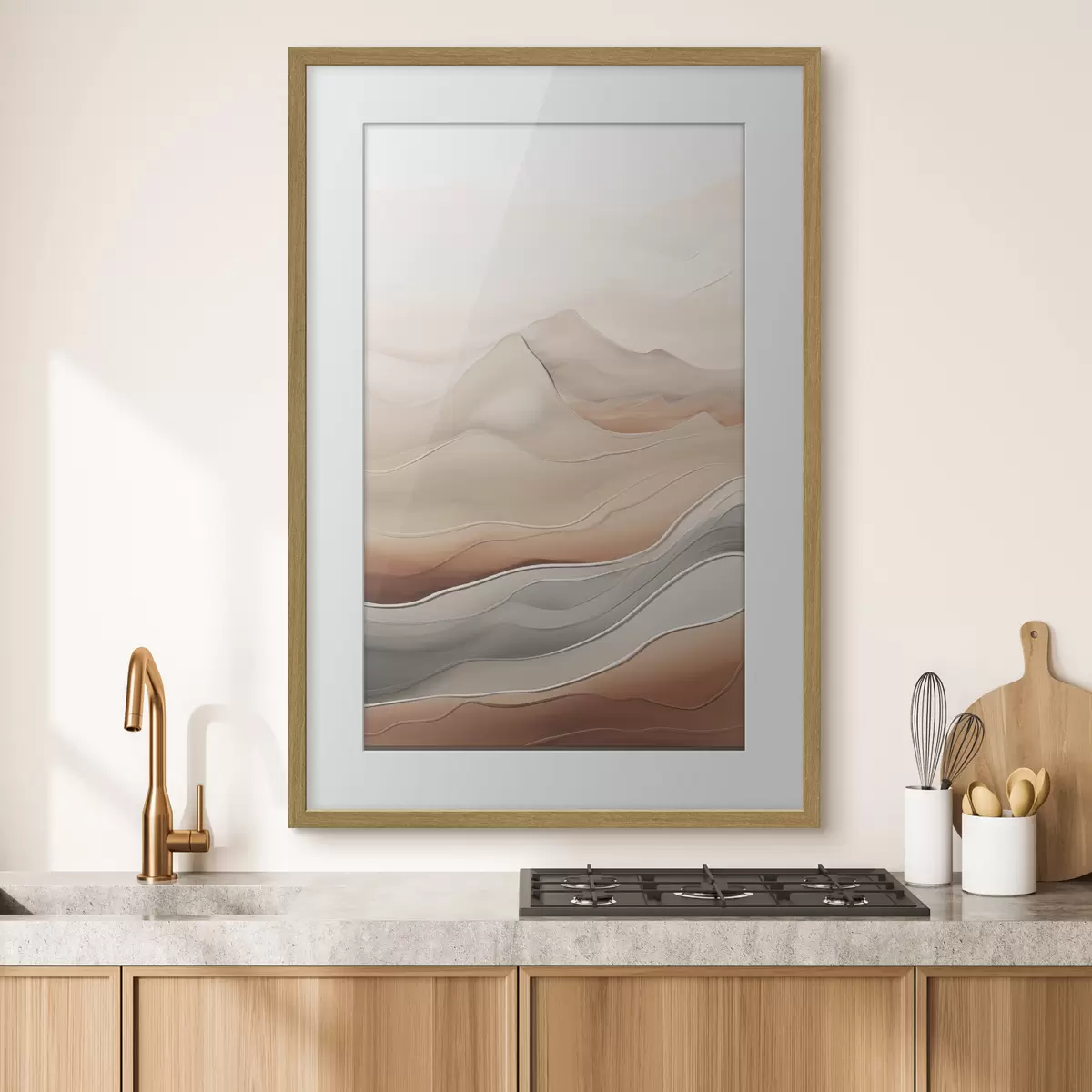 Plakat Lekka abstrakcja f49996