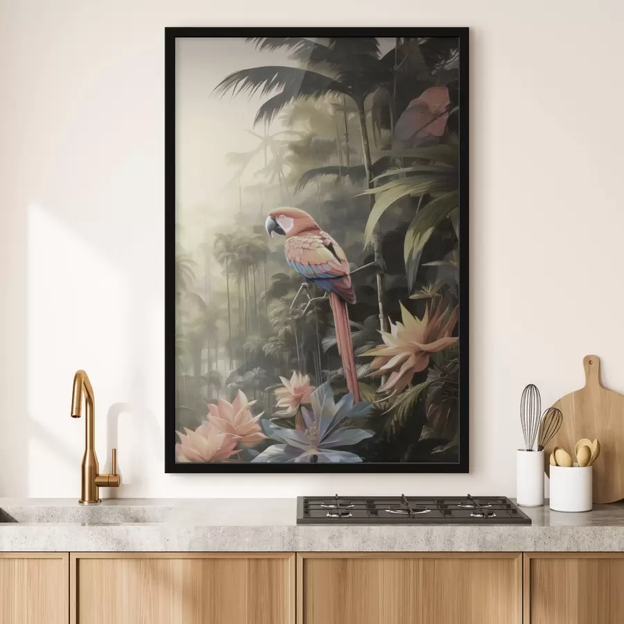 Fototapeta Tropikalne flamingi f50027