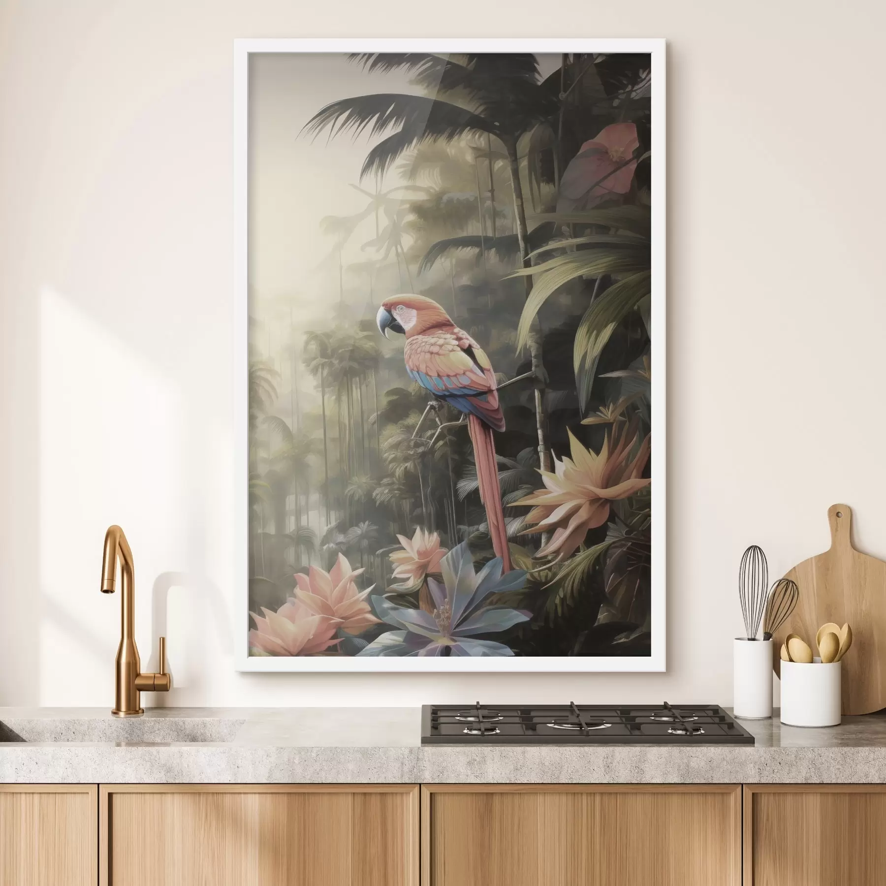 Fototapeta Tropikalne flamingi f50027