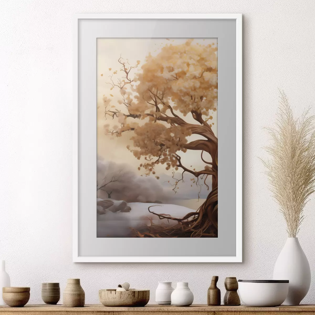 Plakat Jesienne drzewo f50029