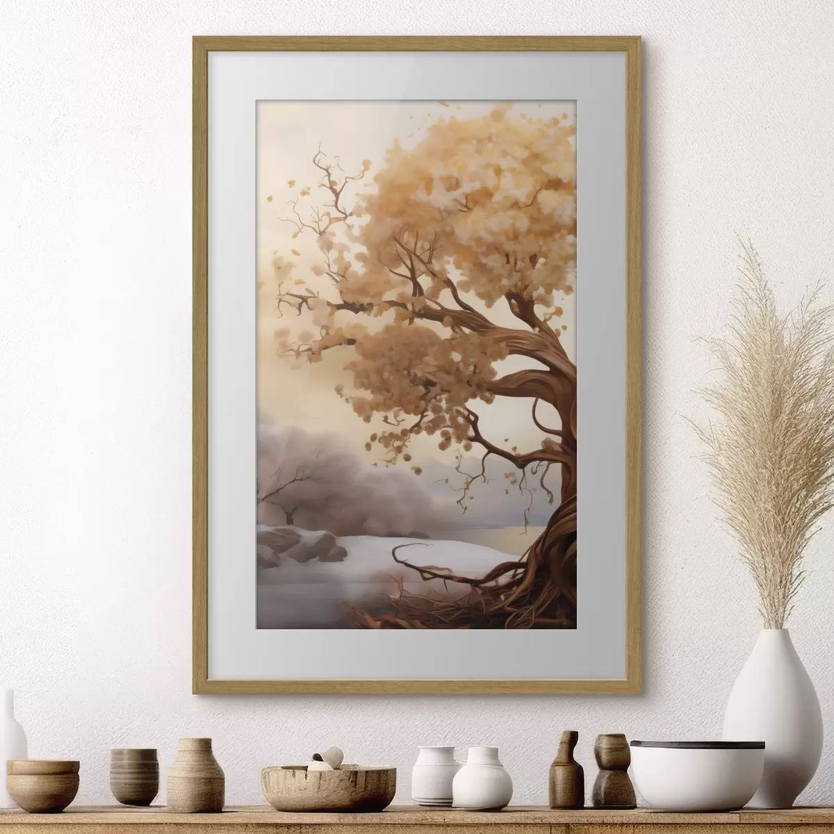 Plakat Jesienne drzewo f50029