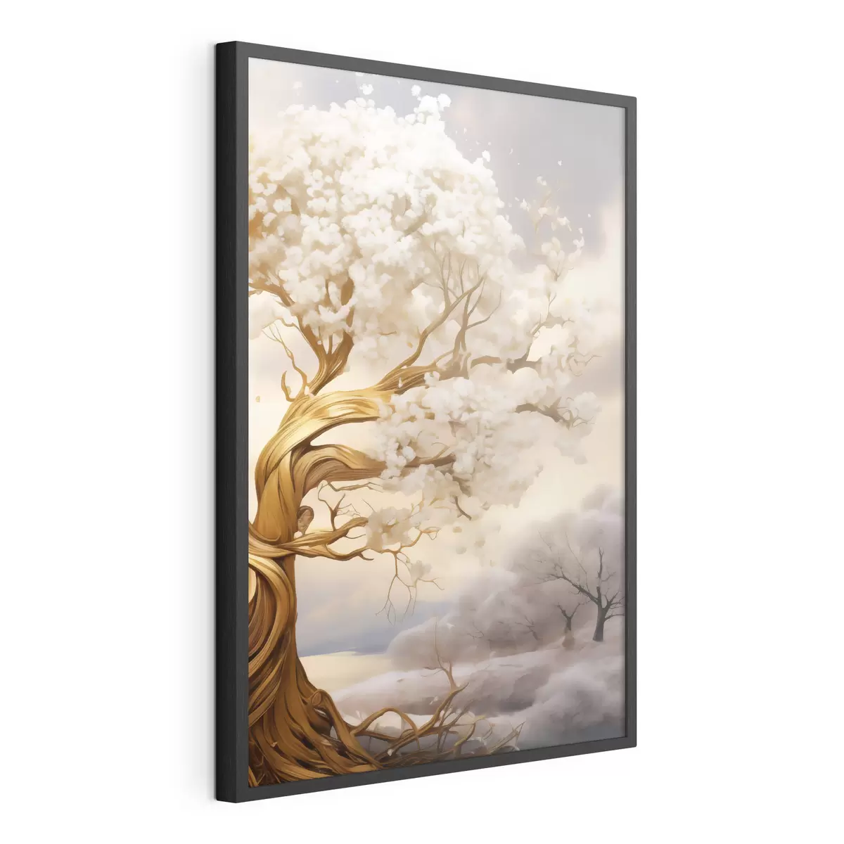 Plakat Drzewo w chmurach f50030