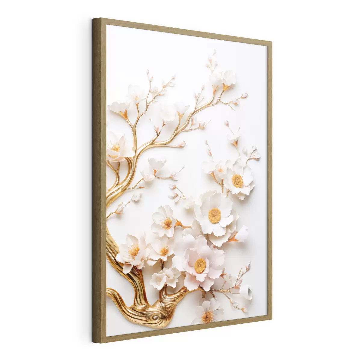 Plakat Białe magnolie f50033
