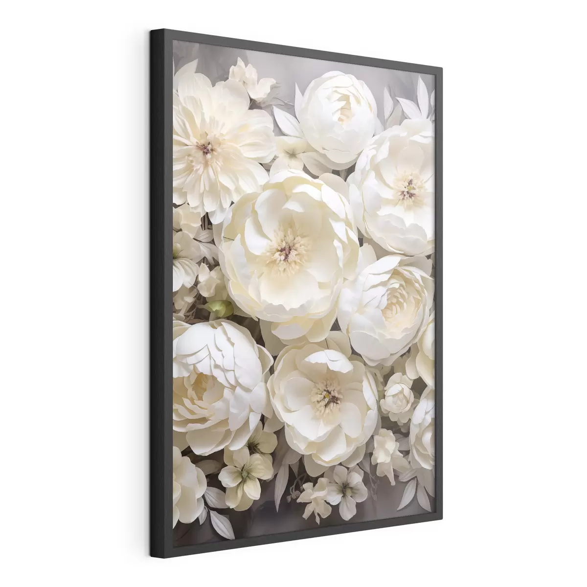 Plakat Białe piwonie f50034