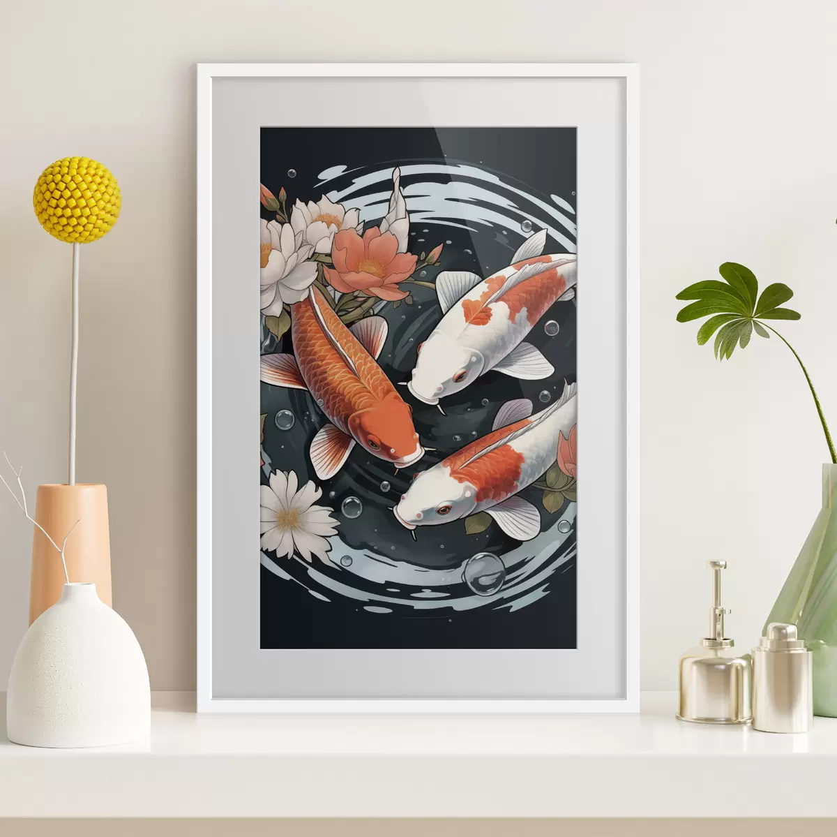 Plakat Karp Koi f50035
