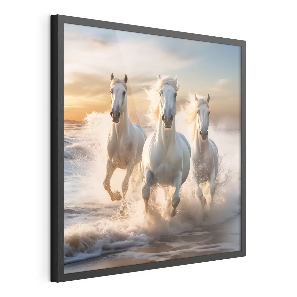 Plakat Konie na brzegu f50037