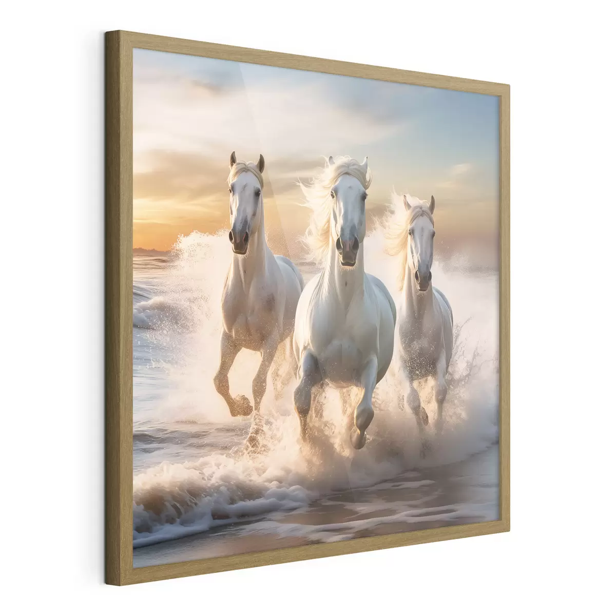 Plakat Konie na brzegu f50037
