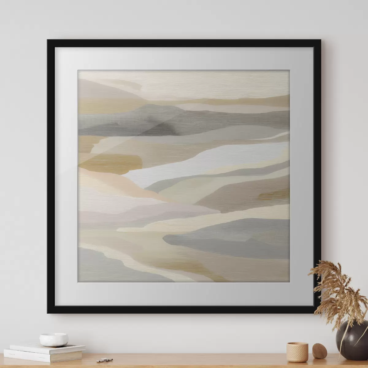 Plakat Dekoracyjny krajobraz z płynnymi przejściami kolorystycznymi f49712