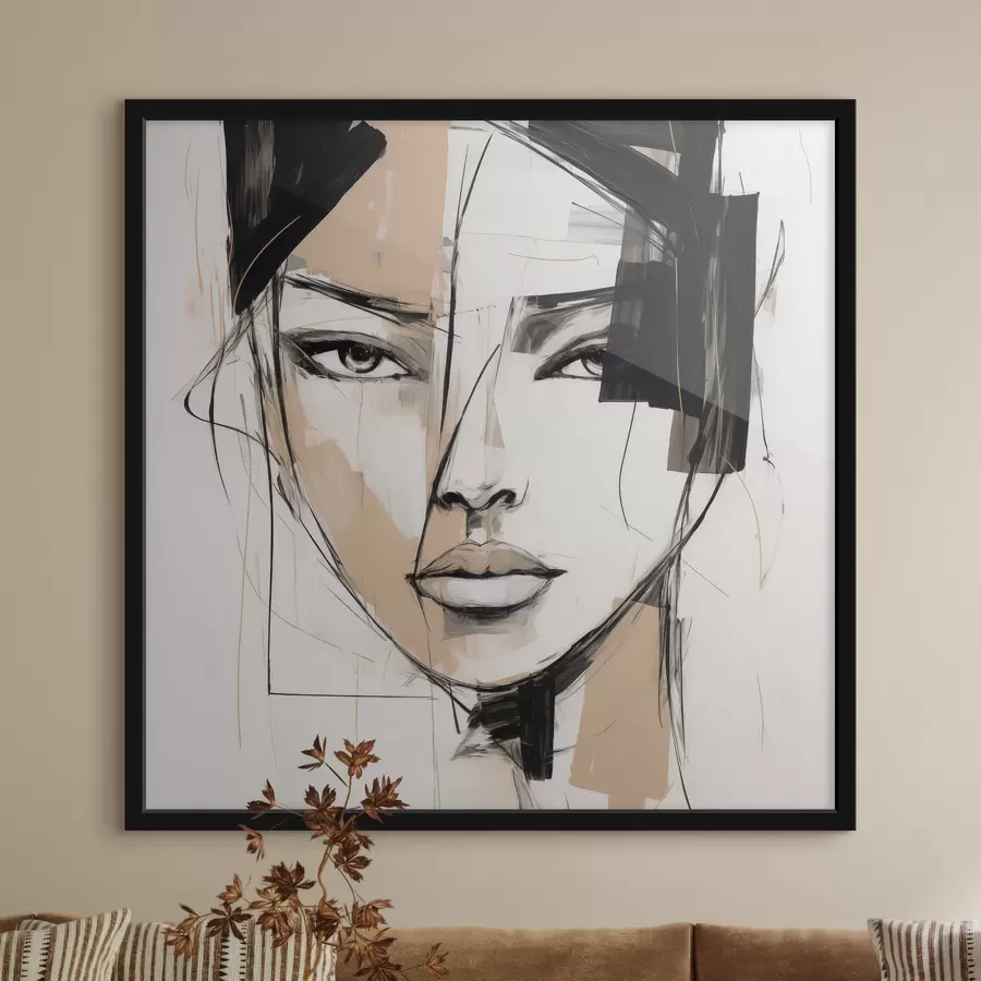 Fototapeta Abstrakcyjny portret f50049