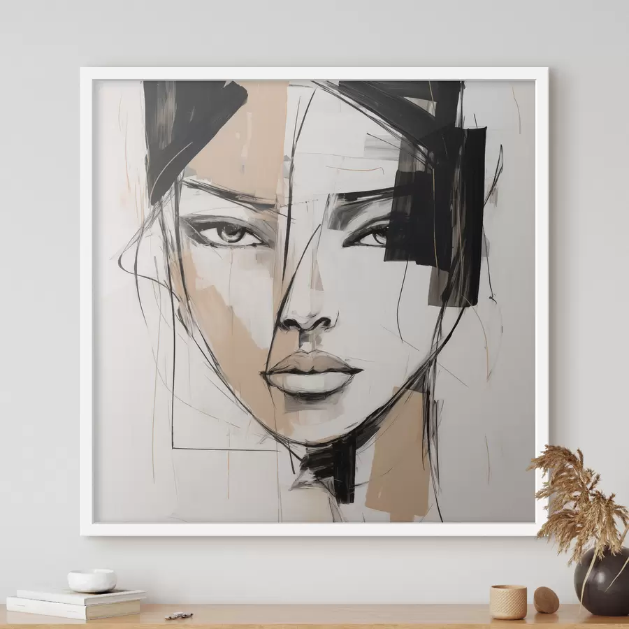 Fototapeta Abstrakcyjny portret f50049