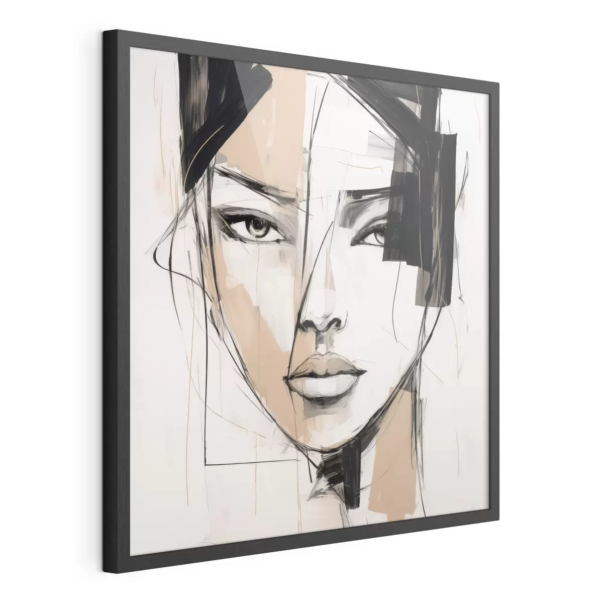Plakat Abstrakcyjny portret f50049