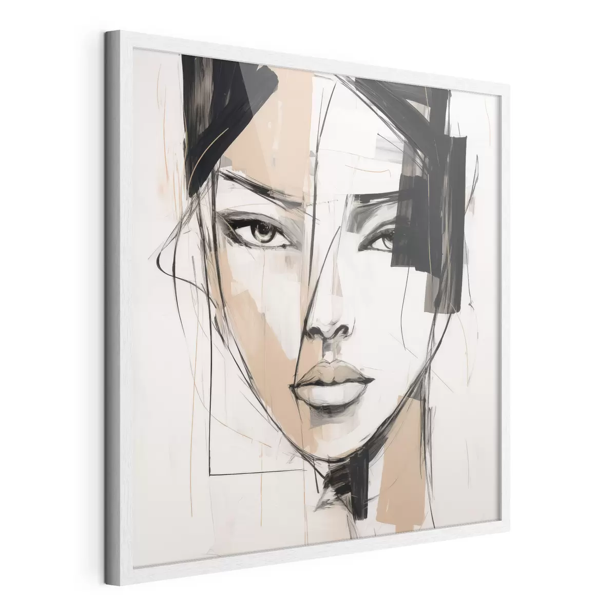 Plakat Abstrakcyjny portret f50049