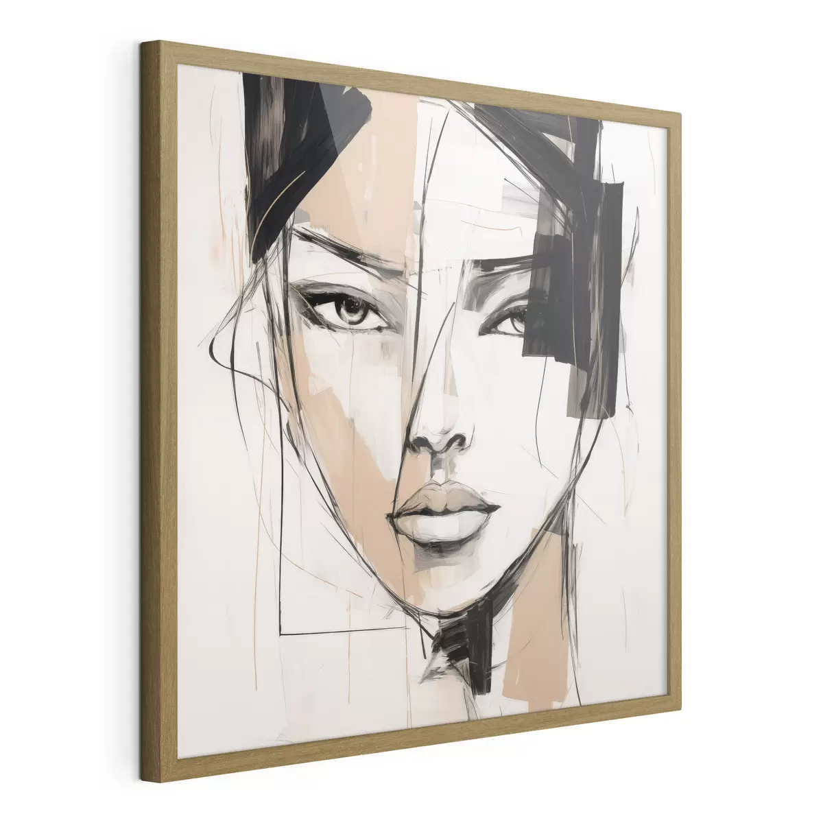 Plakat Abstrakcyjny portret f50049