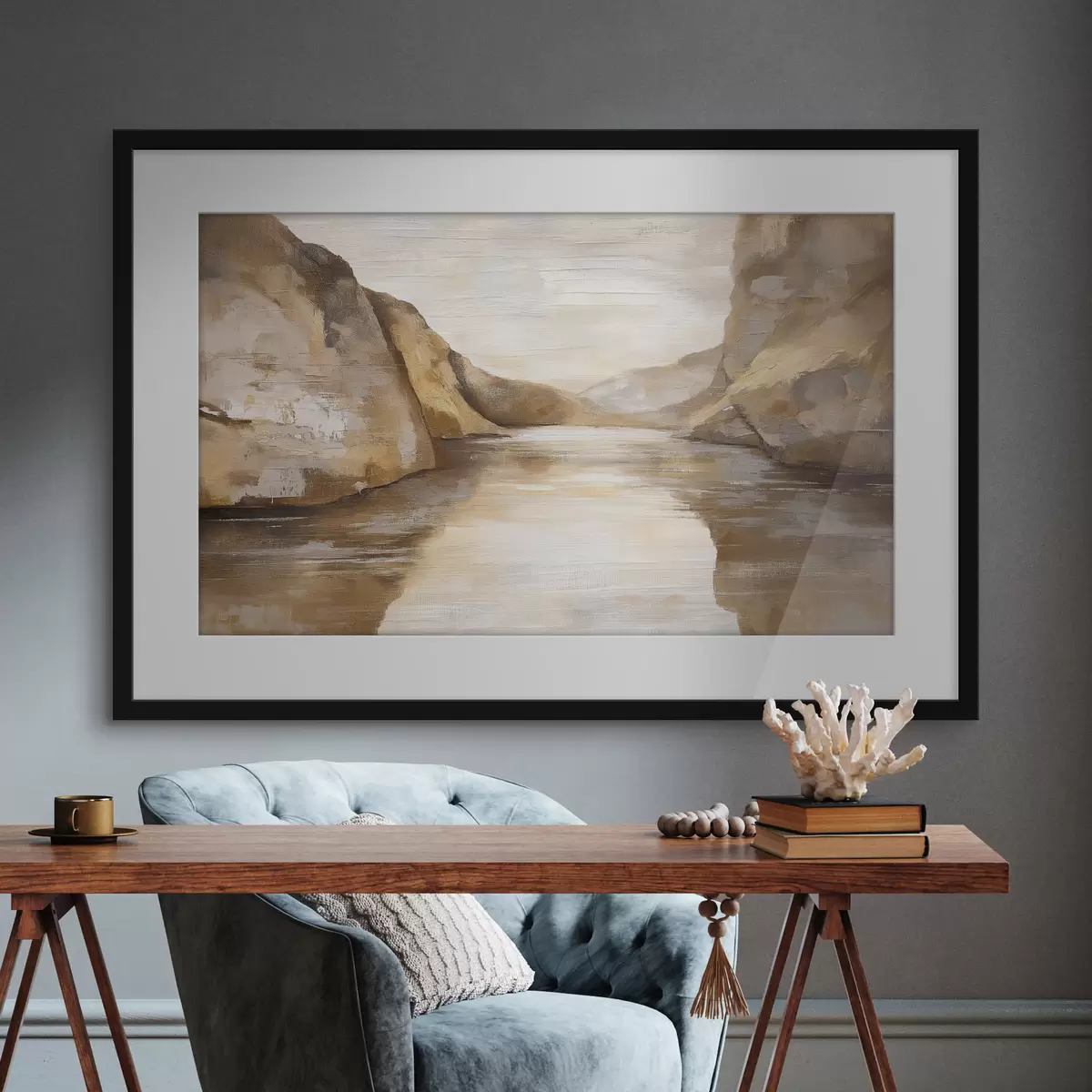 Plakat Jezioro Rocky f50055