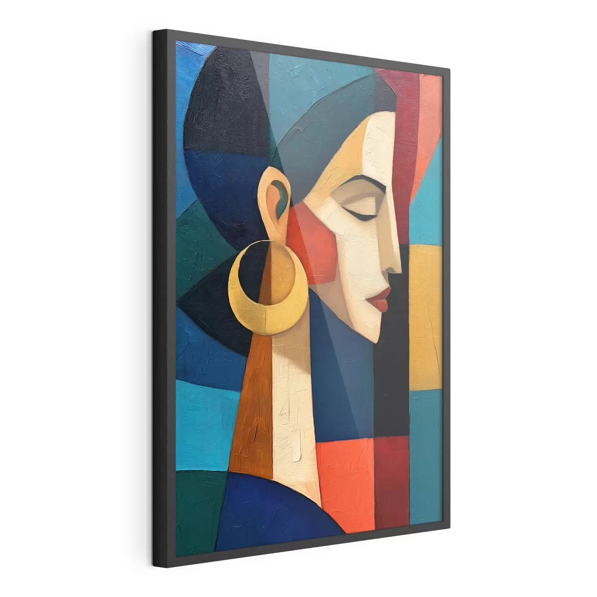 Plakat Abstrakcyjna twarz f50056
