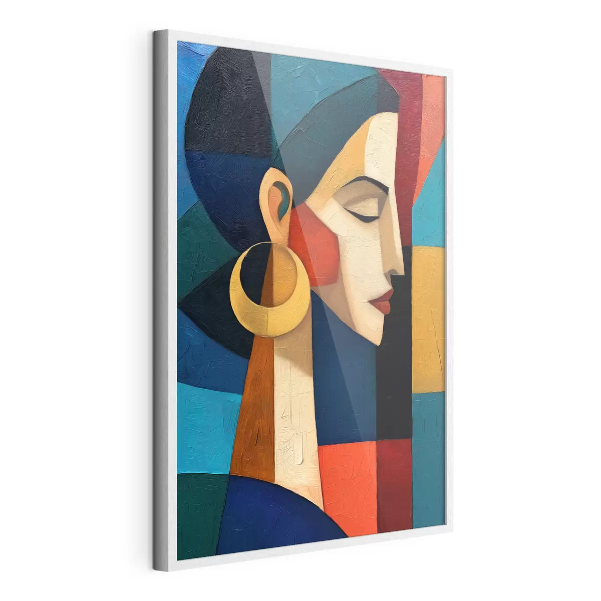 Plakat Abstrakcyjna twarz f50056