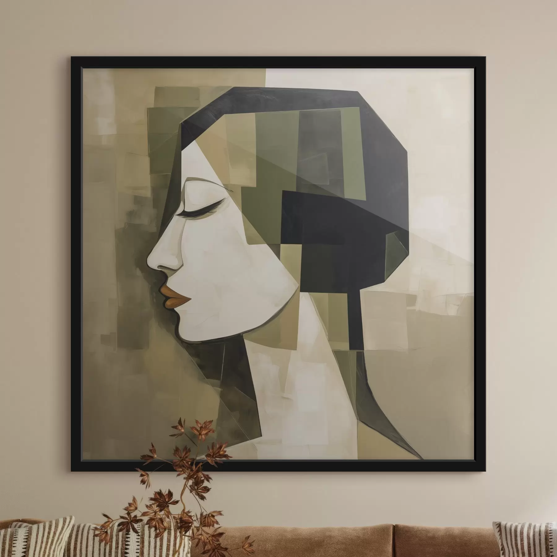 Fototapeta Nowoczesny portret abstrakcyjny f50057