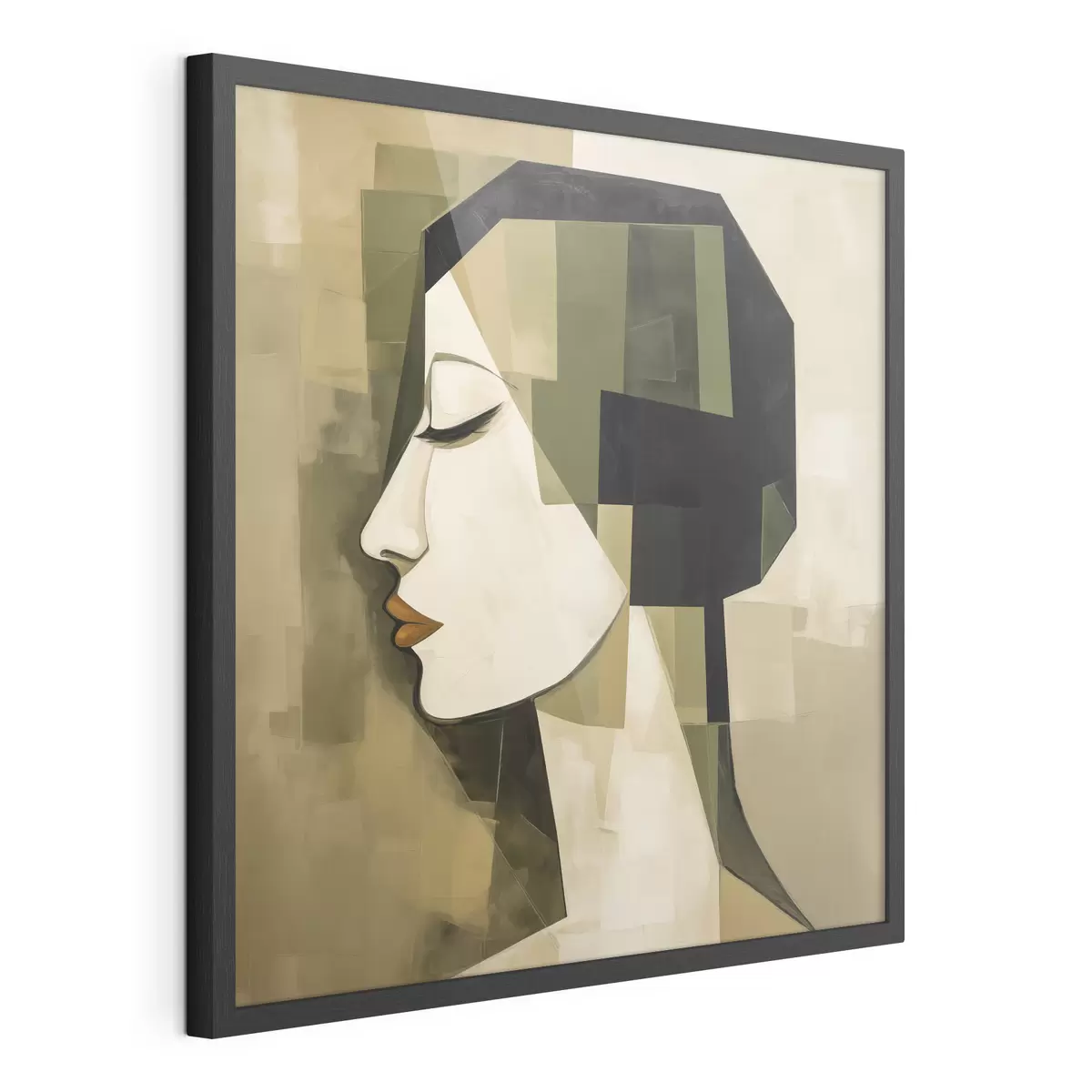Plakat Nowoczesny portret abstrakcyjny f50057