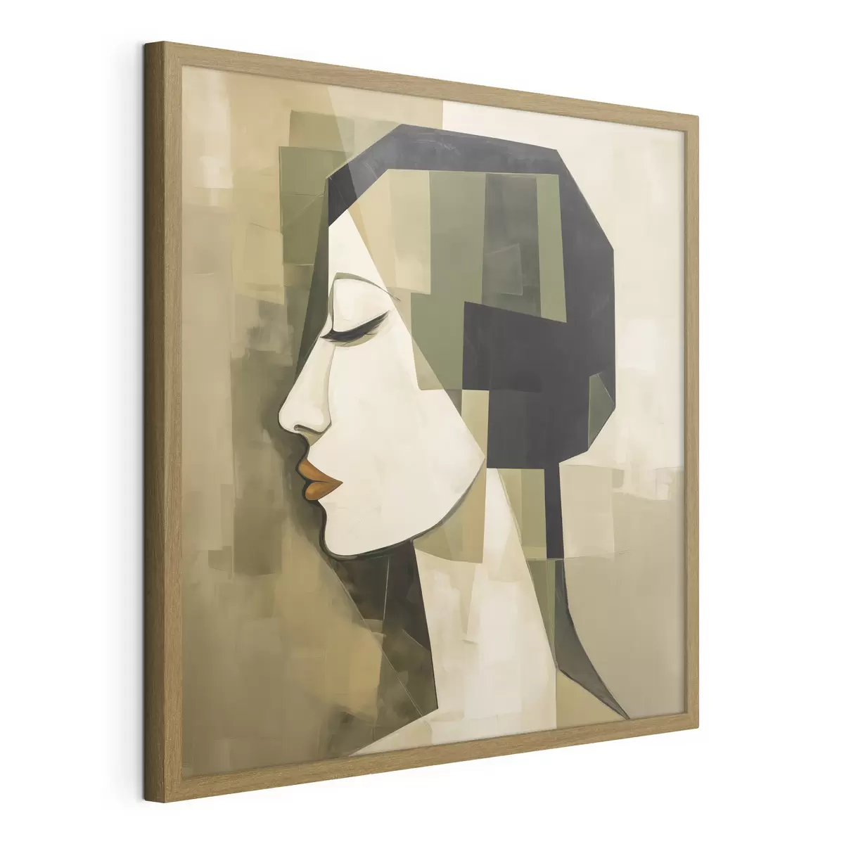 Plakat Nowoczesny portret abstrakcyjny f50057