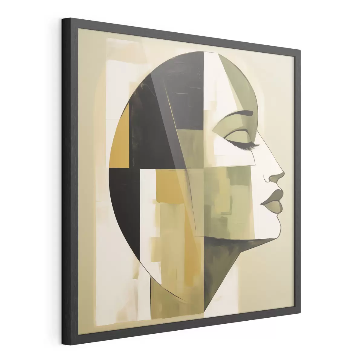 Plakat Abstrakcyjny portret f50058