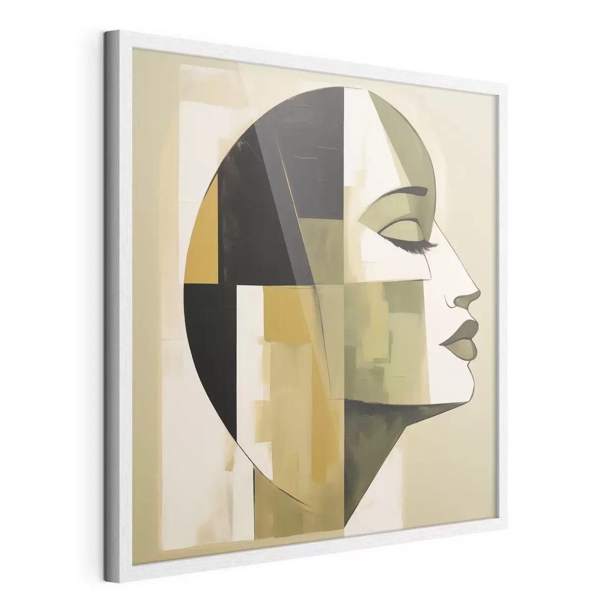 Plakat Abstrakcyjny portret f50058