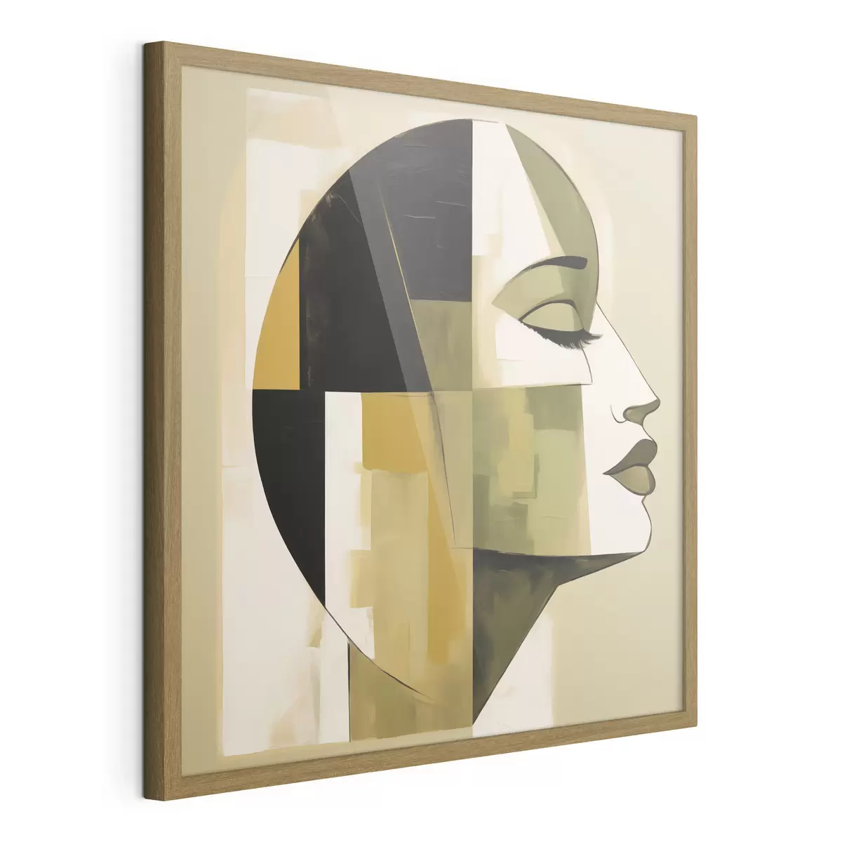 Plakat Abstrakcyjny portret f50058