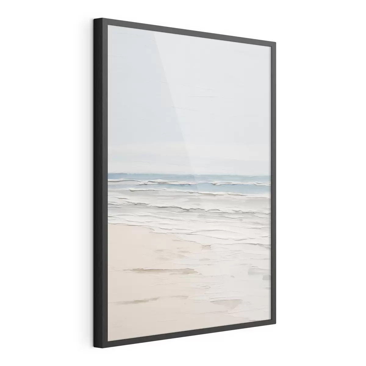 Plakat Minimalistyczne wybrzeże w jasnych odcieniach f49951