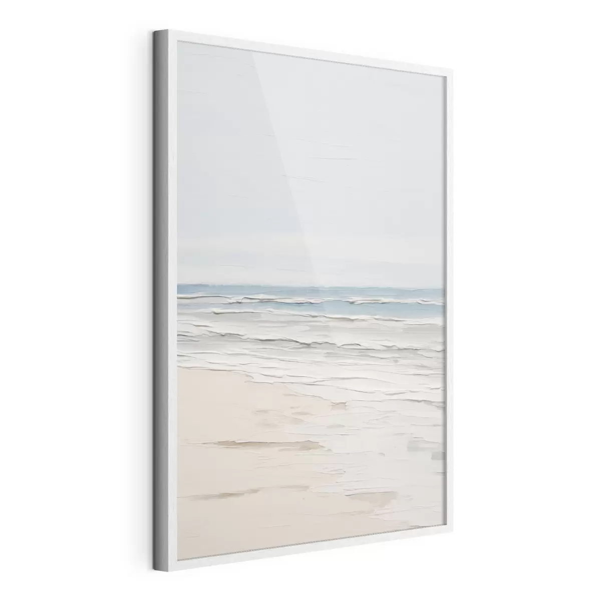 Plakat Minimalistyczne wybrzeże w jasnych odcieniach f49951