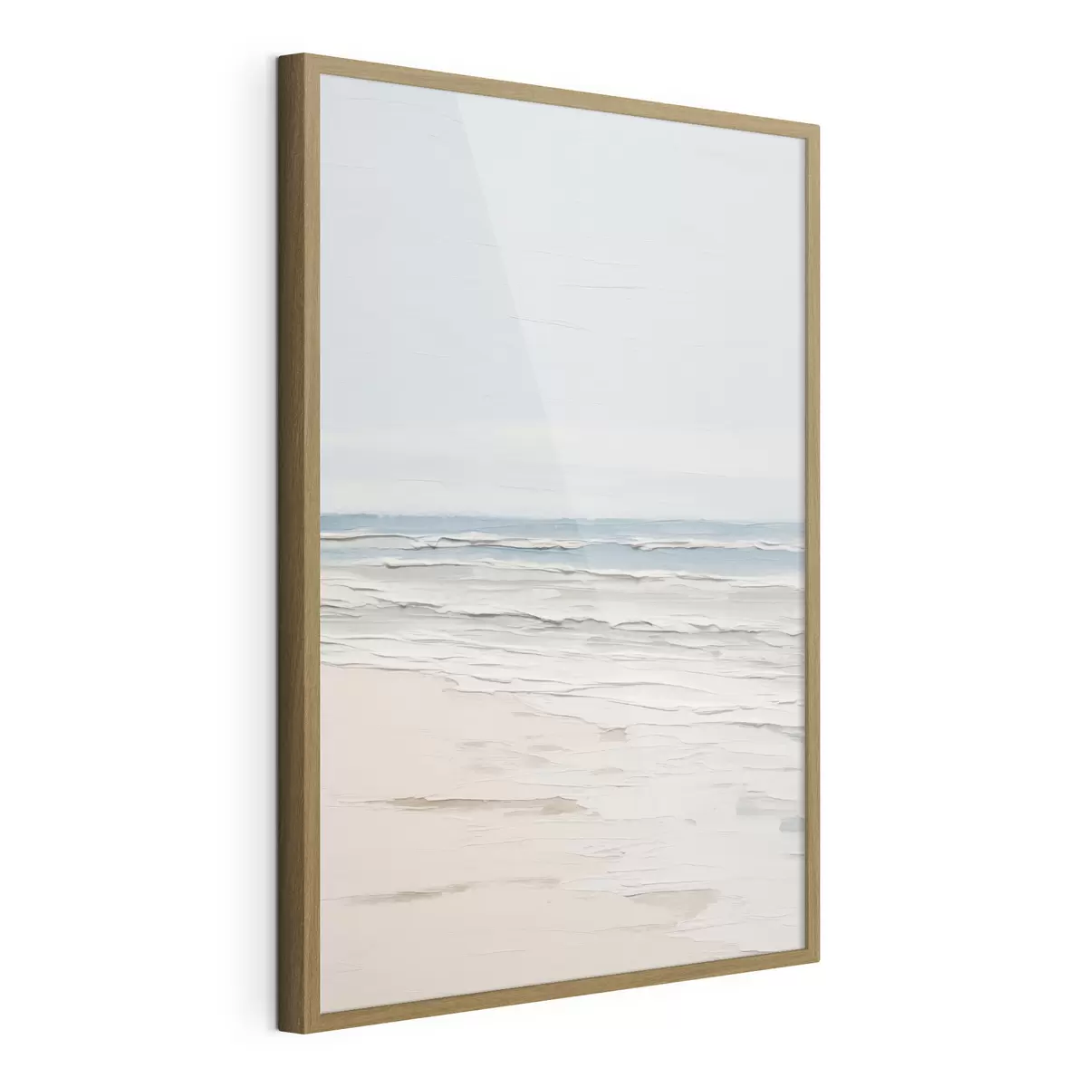 Plakat Minimalistyczne wybrzeże w jasnych odcieniach f49951