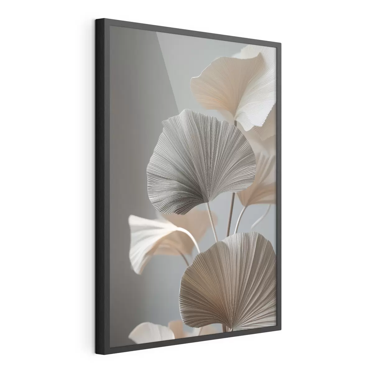 Plakat Ozdobne liście w kształcie wachlarza f49971
