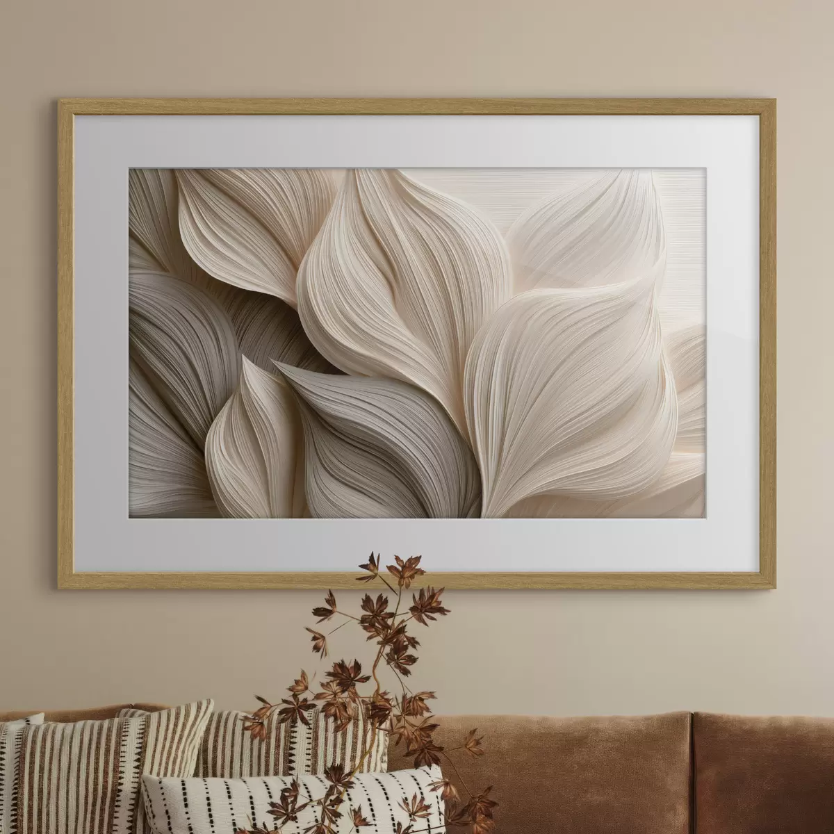 Plakat Rozwijające się liście f49975